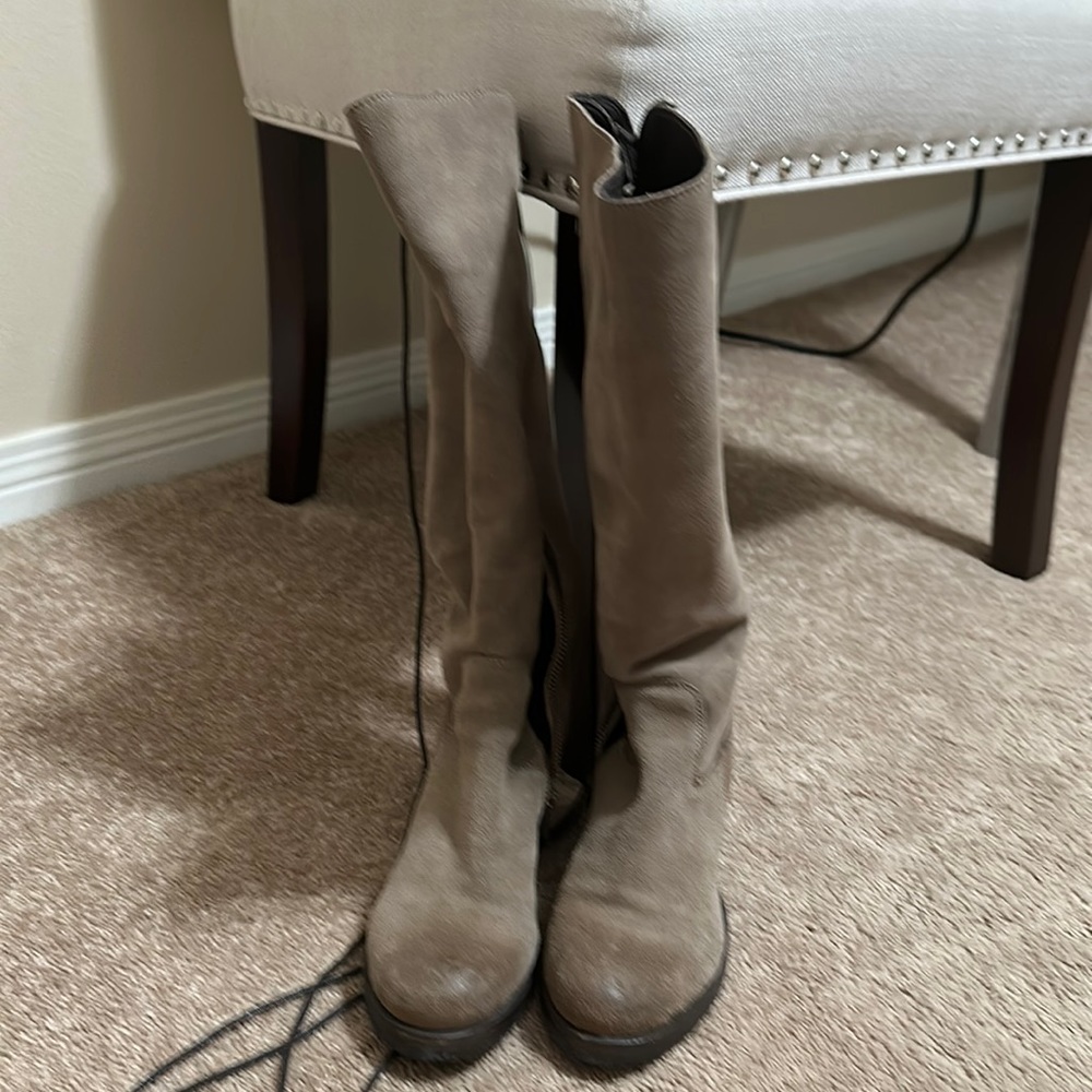 Liberty Black 6 suede knee high boots